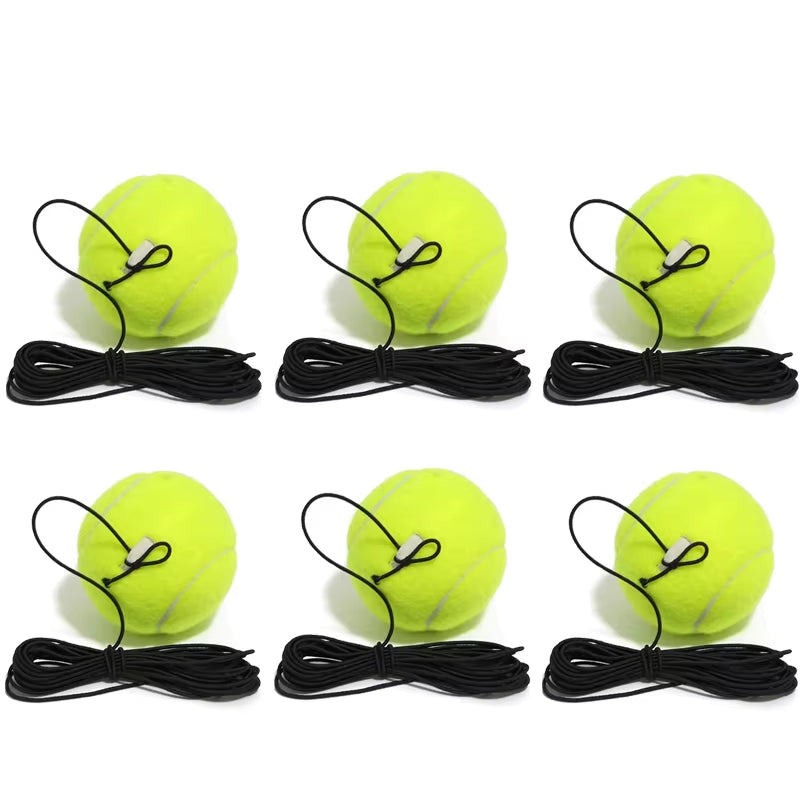 Heavy Duty Tennis Training Aids Base with Elastic Rope Ball Practice Self-Duty Rebound Tennis Trainer Partner Sparring Device