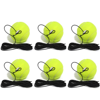 Heavy Duty Tennis Training Aids Base with Elastic Rope Ball Practice Self-Duty Rebound Tennis Trainer Partner Sparring Device