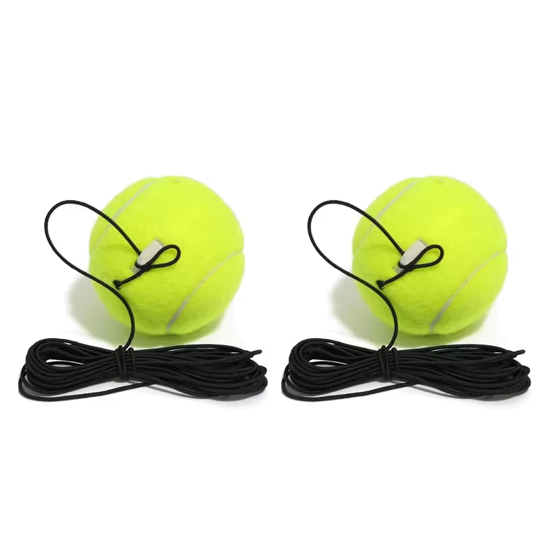 Heavy Duty Tennis Training Aids Base with Elastic Rope Ball Practice Self-Duty Rebound Tennis Trainer Partner Sparring Device