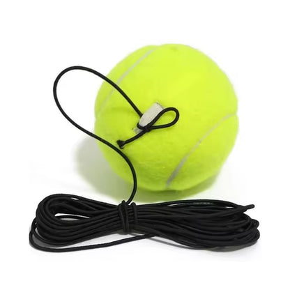 Heavy Duty Tennis Training Aids Base with Elastic Rope Ball Practice Self-Duty Rebound Tennis Trainer Partner Sparring Device